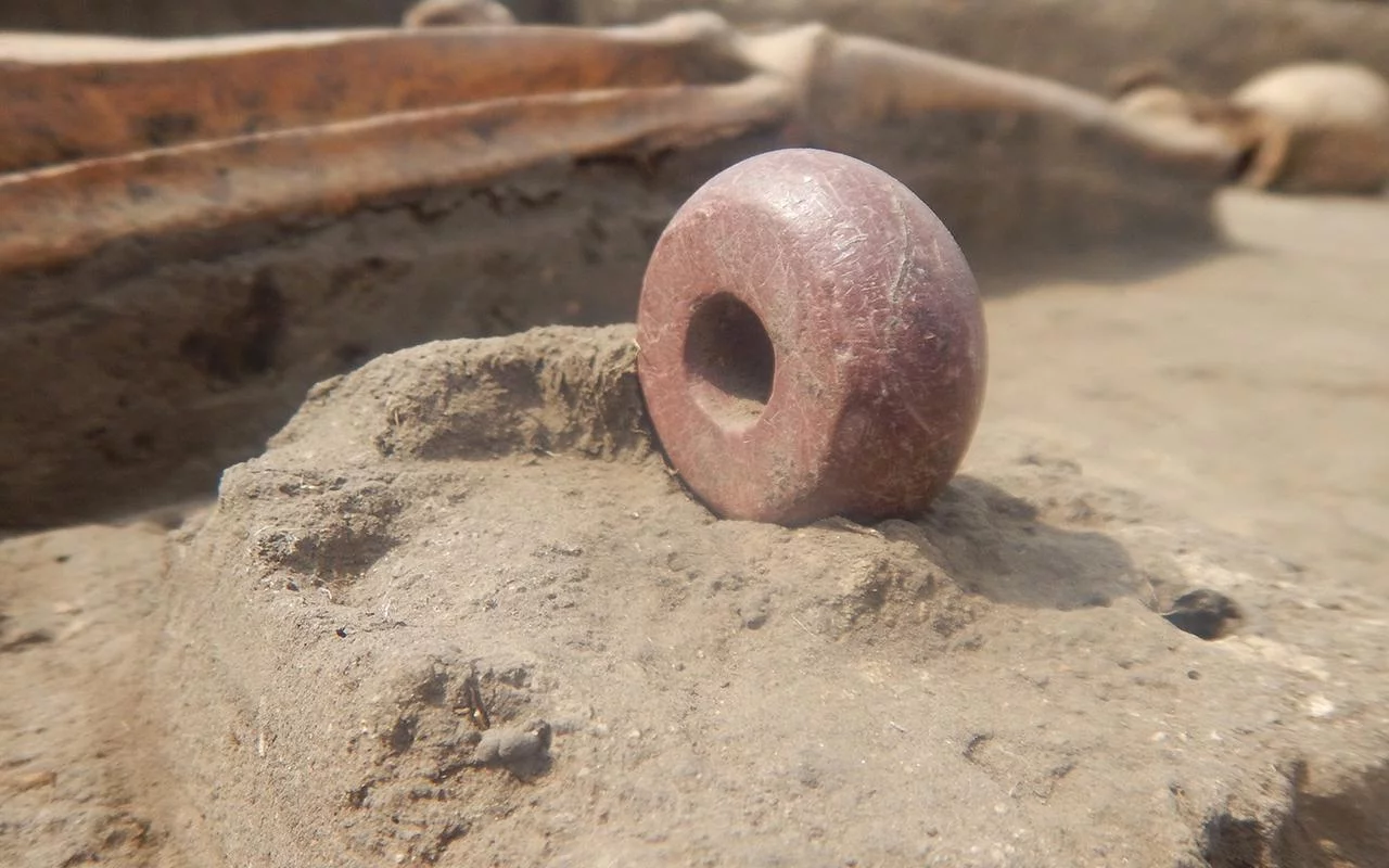 1,000-year-old cemetery with dead wearing elaborate neck rings and buckets on their feet unearthed in Ukraine