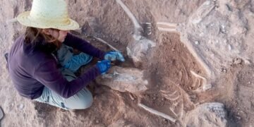 Archaeologists uncover 1,800-year-old Roman soldier burial with dagger at ancient Spanish fortress