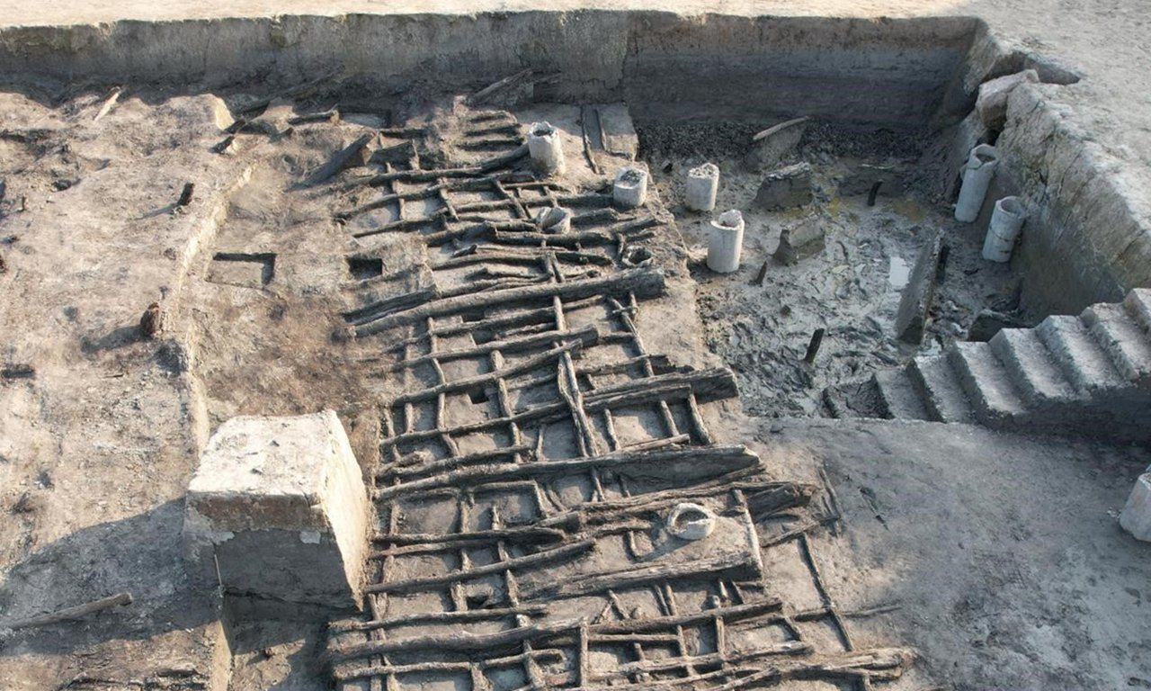 2,000-year-old wooden houses uncovered in Zhejiang, revealing Yue Kingdom secrets