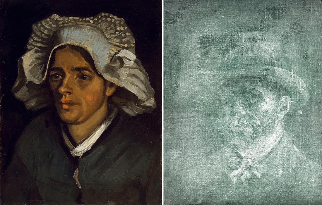 A hidden self-portrait of Van Gogh has been discovered by X-ray