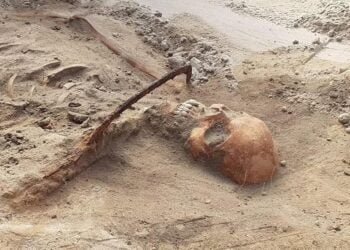 Remains of a “female vampire” have been unearthed in Poland