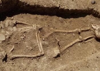 A mass burial of headless Roman skeletons found in England