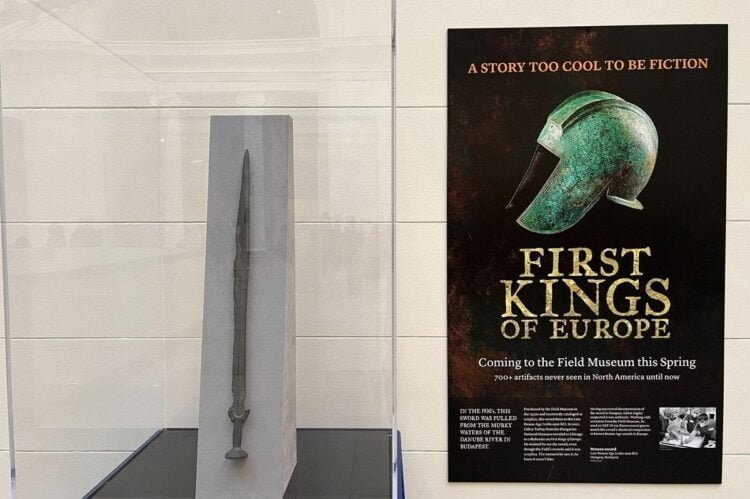 Replica sword held in the museum was actually a 3,000-year-old weapon