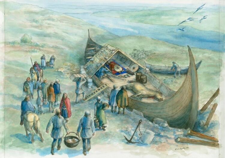 Ancient Viking burial ship Unearthed in Norway