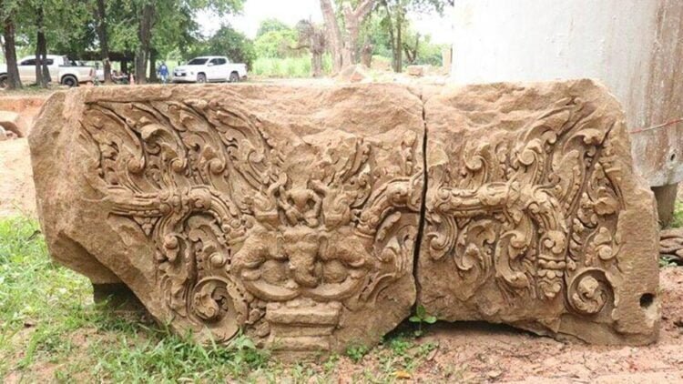 Archaeological dig finds 1,000-year-old decorative lintel