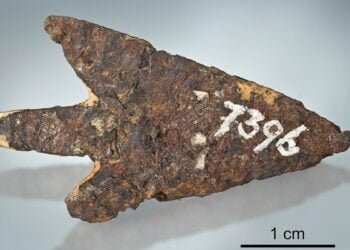 Bronze Age arrowhead was made from meteorite iron