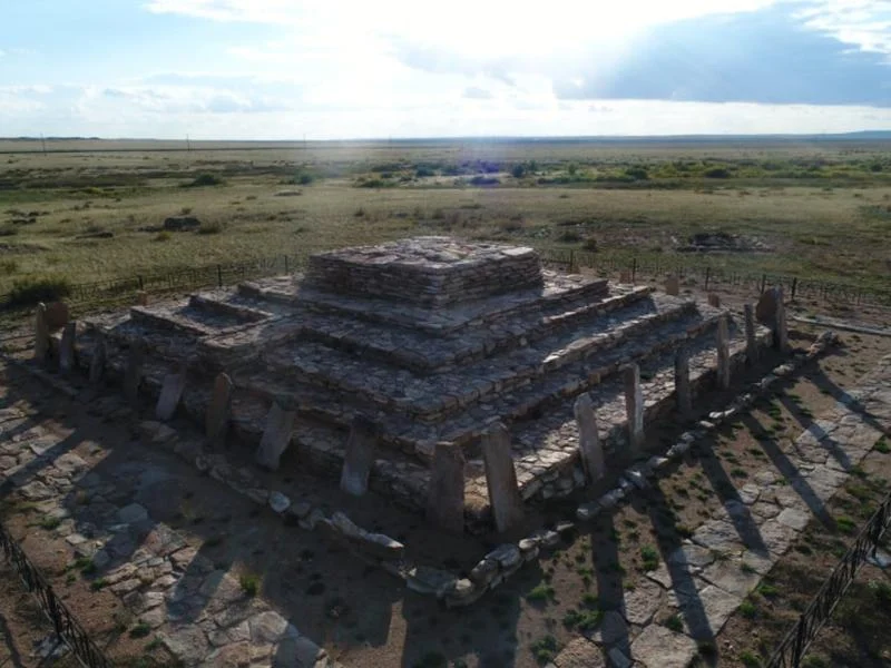 Archaeologists unearth a 3,400-year-old pyramid from the Scythian-Saka period in Kazakhstan