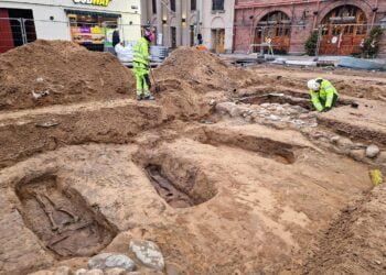 4-feet-long sword found in medieval burial in Sweden