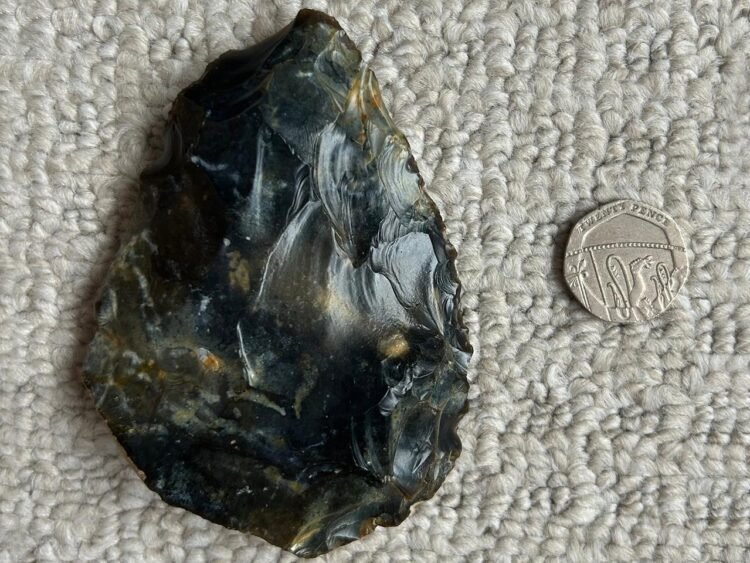 6-year-old finds 50,000-year-old Neanderthal axe on Sussex beach