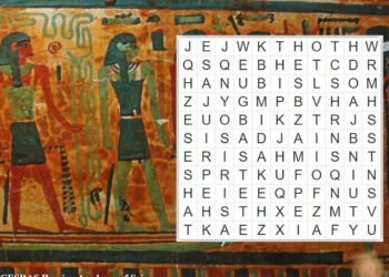 Egyptian Gods and Goddesses (Word Search Puzzle)