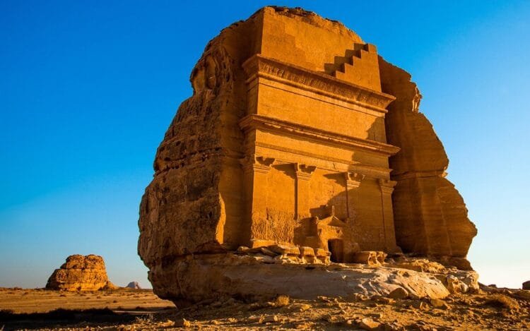 Hegra, also known as Mada'in Saleh, a UNESCO World Heritage Site located in Al-Ula.