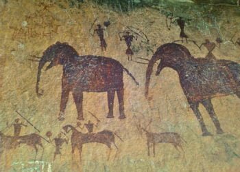 Stereoscopic imaging reveals hidden 3D animals in Paleolithic rock art