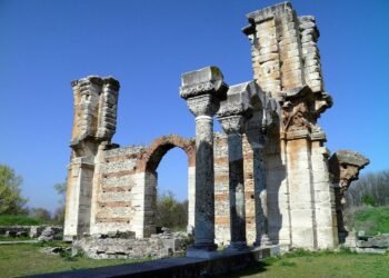 Statue in ancient wall among new discoveries unveiling Philippi's secrets