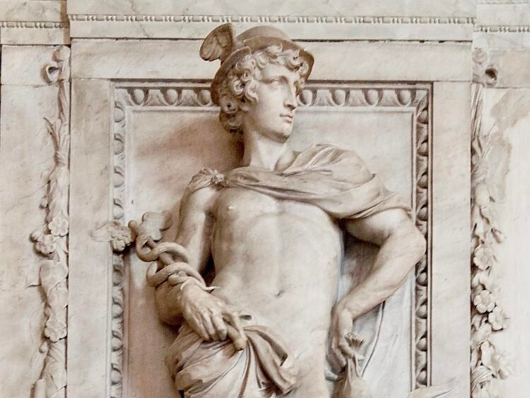 Mercurius by Artus Quellinus the Elder