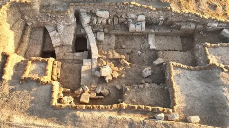 Archaeologists uncover Roman military amphitheater with blood-red walls near 'Armageddon'