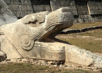 Massive 500-year-old Aztec snakehead emerges after Mexico City earthquake