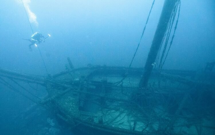 Typo shipwreck Lake Huron 1899