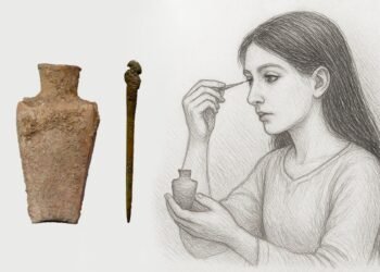 2,700-year-old kohl from Iran reveals first known use of graphite in ancient eye makeup