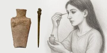 2,700-year-old kohl from Iran reveals first known use of graphite in ancient eye makeup