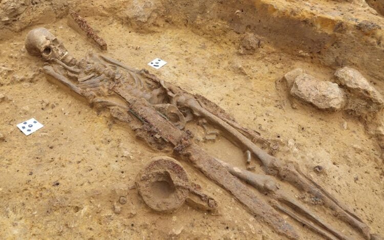 Ancient Warrior's untouched grave unearthed in Germany after 1,300 years