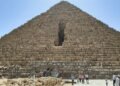 Air-filled anomalies in the Menkaure Pyramid may point to a second entrance