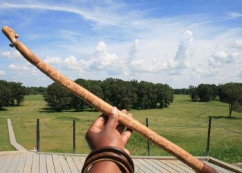 Atlatls likely appeared in North America around 10,000 years ago, after the Clovis culture