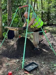 Archaeologists search WWII B-17 crash site in England to find missing pilot