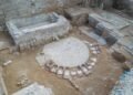 Ancient bathhouse and Roman villa with mosaics unearthed in Alexandria during rescue excavation