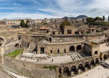 Ancient Roman beach buried by eruption of Mount Vesuvius reopens to public after restoration