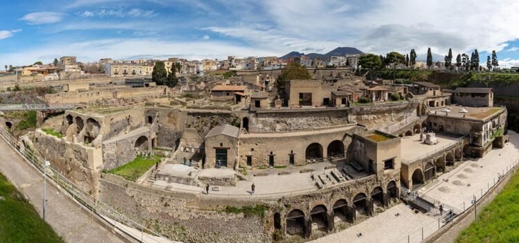 Ancient Roman beach buried by eruption of Mount Vesuvius reopens to public after restoration