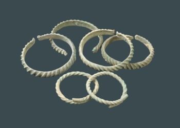 Late Bronze Age bronze ring hoard near Dresden reveals ritual practices and social life 1300–1100 BCE