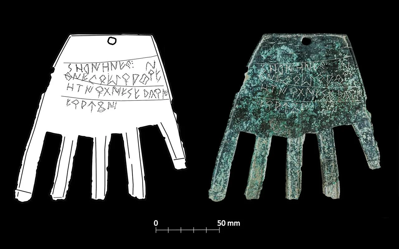 2,100-year-old bronze hand unveils oldest and longest Vasconic script | Archaeology News Online Magazine