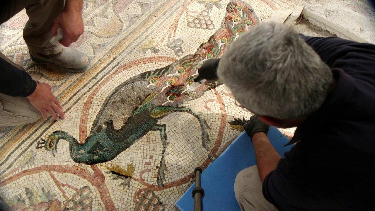 Stunning 1,600-year-old Byzantine mosaic unveiled in the Negev Desert of Israel