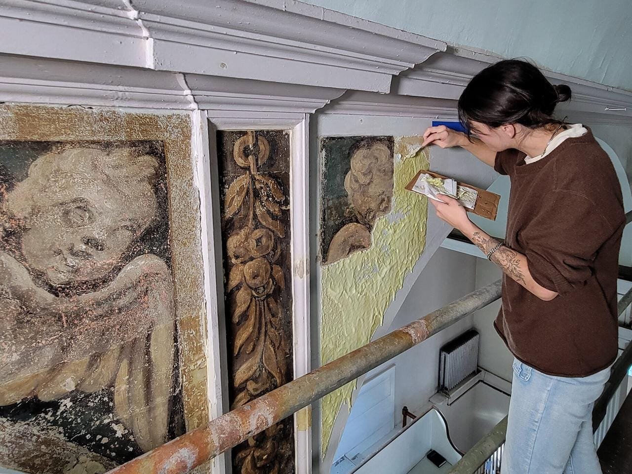 Centuries-old angels revealed at Boston's Old North Church