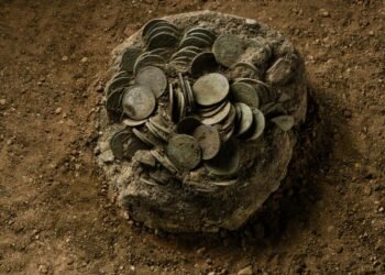 17th century coin hoard unearthed in Wettin, Germany