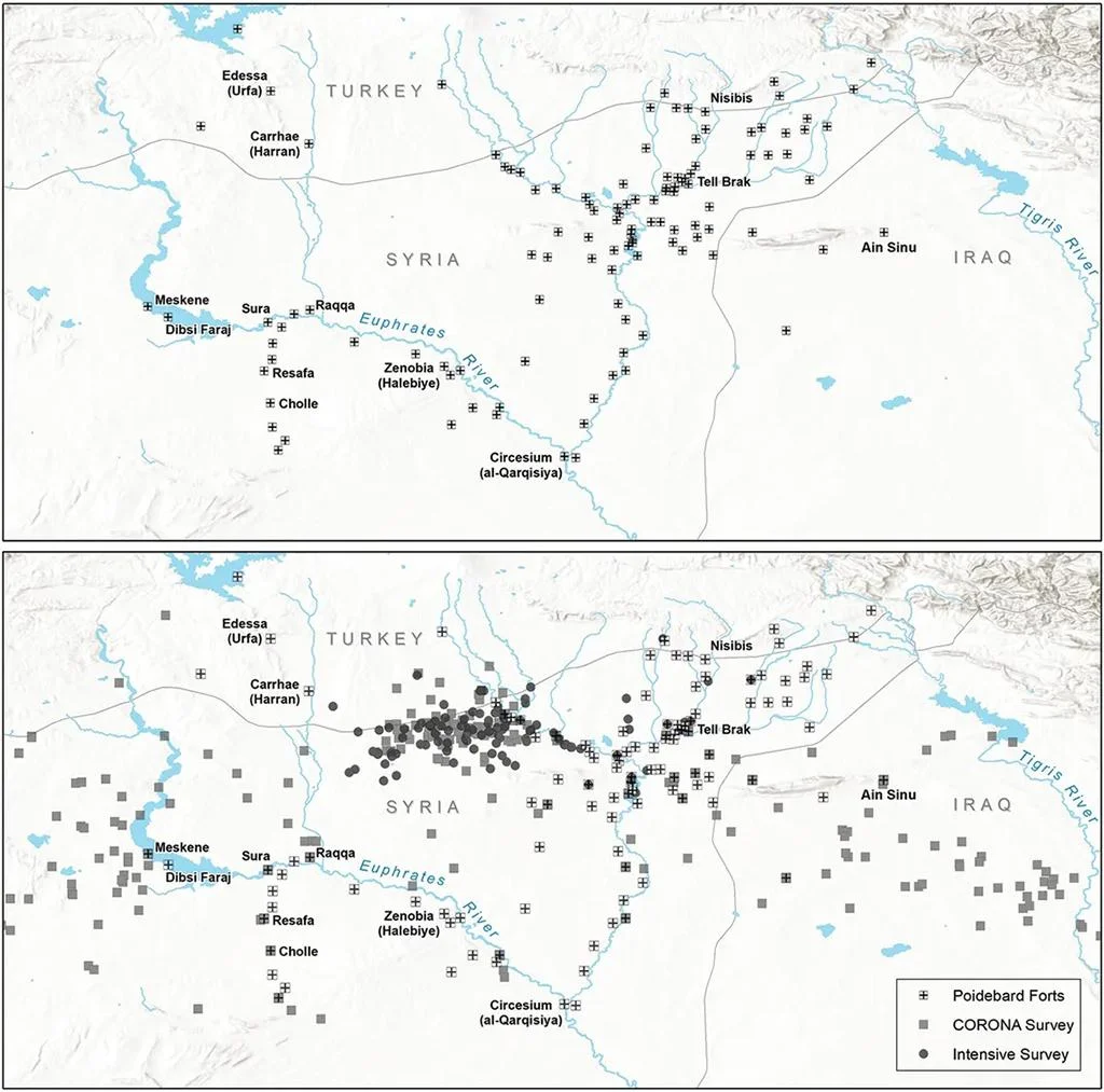 Cold war satellite images reveal nearly 400 Roman forts