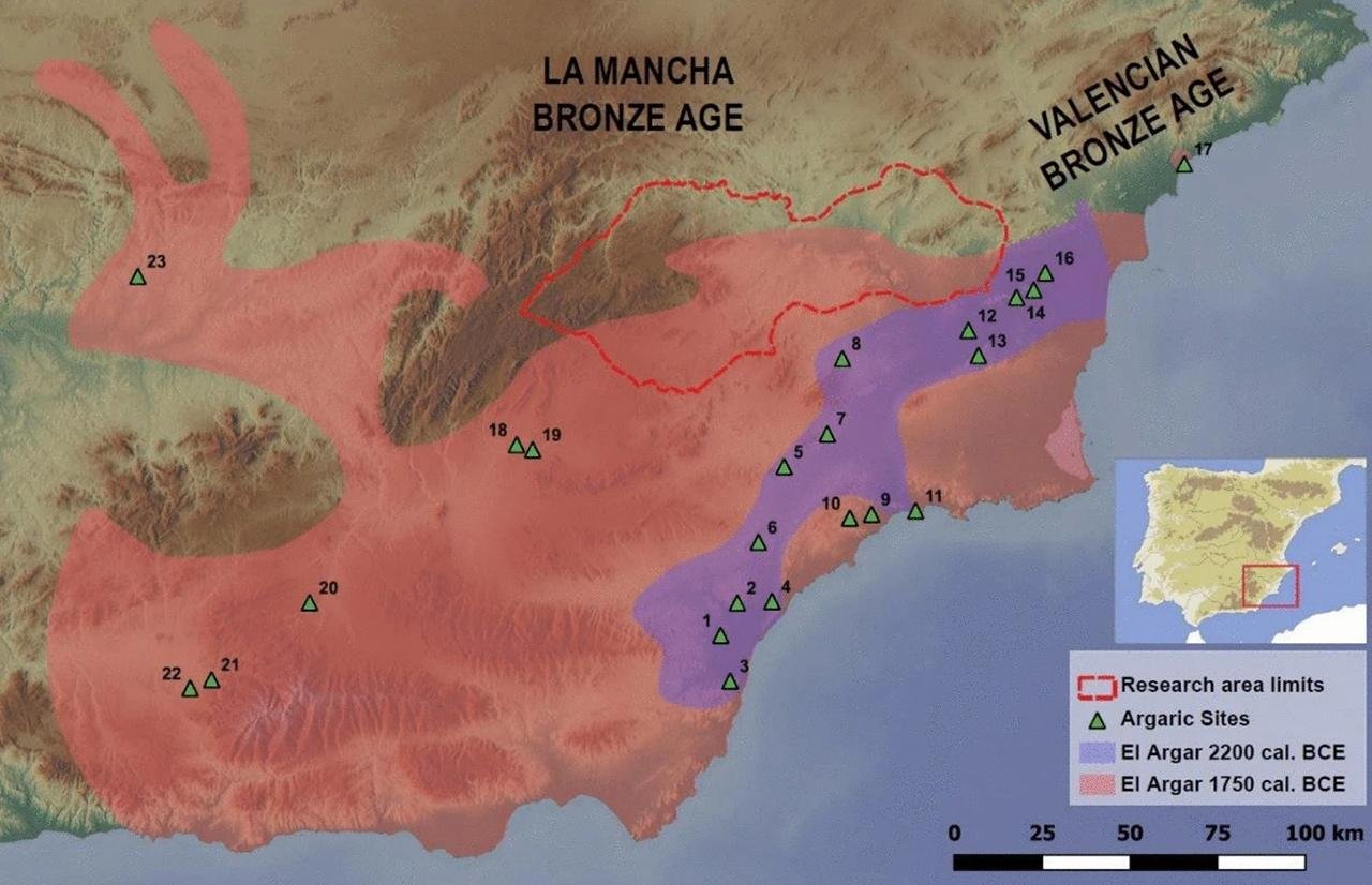 Bronze Age pottery reveals El Argar's economic and political frontiers