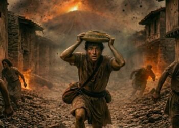 AI reconstructs face of Pompeii victim killed in Mount Vesuvius eruption