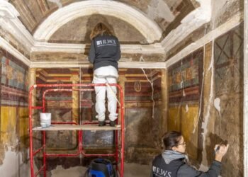 Lavish frescoes discovered at Villa di Poppea, linked to Nero’s wife, reveal elite Roman luxury