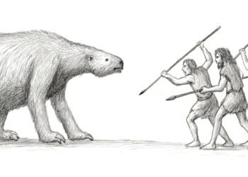 Early South American hunters primarily hunted giant megafauna, including sloths, new study reveals