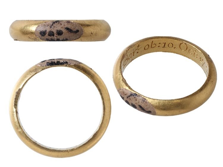18th-century gold mourning ring unearthed in Norfolk field by detectorist