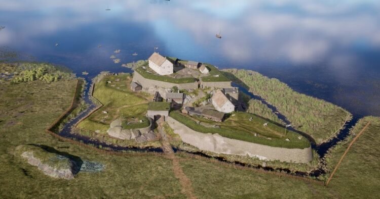 17th-century Gullberg’s fortress in Gothenburg brought to life through 3D reconstruction