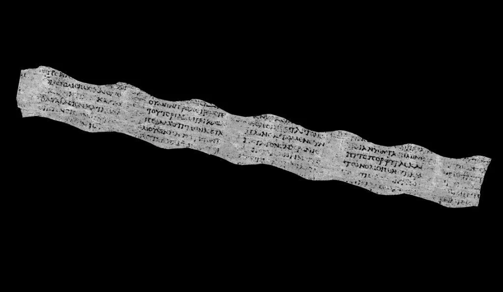 A 21-year-old student successfully deciphered the first word from the Herculaneum scrolls, charred during Mount Vesuvius' eruption