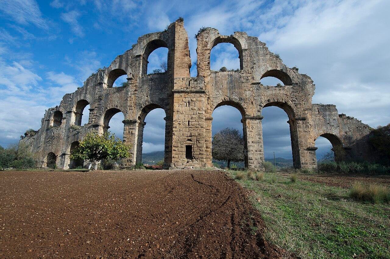 Hermes statue unearthed in the ancient city of Aspendos, Türkiye