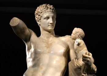 Hermes statue unearthed in the ancient city of Aspendos, Türkiye