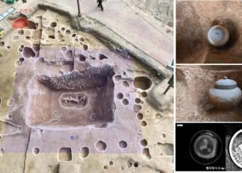 1,400-year-old ice storage from Baekje Kingdom unearthed beneath Busosanseong Fortress in South Korea