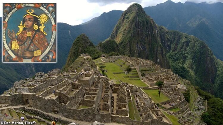 The Inca site of Machu Picchu built by Pachacuti Inca Yupanqui (1438-71 CE)