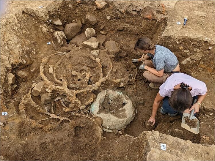 Massive Iron Age hoard in England reveals rare four-wheeled wagons and ritual destruction
