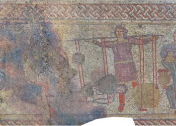 Ketton mosaic in Rutland reveals rare Aeschylean Trojan War scenes in late Roman Britain