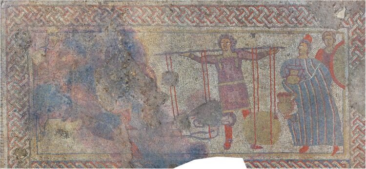 Ketton mosaic in Rutland reveals rare Aeschylean Trojan War scenes in late Roman Britain